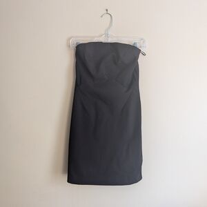 Dynamite Strapless Black Sheath Dress